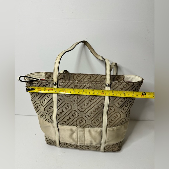 Coach Lozenge Tote Shoulder Bag - Picture 7 of 11